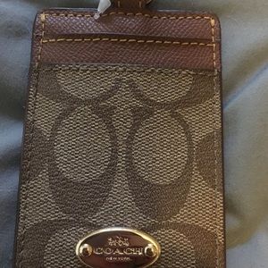 NWT Coach ID lanyard 💋